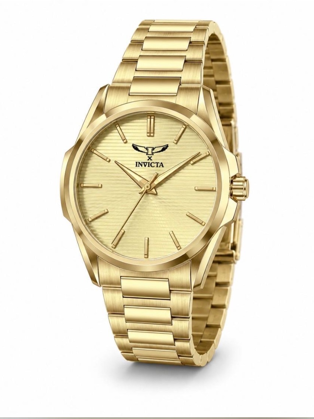 Invicta Specialty Men's Gold-Tone Stainless Steel Bracelet Watch 44mm